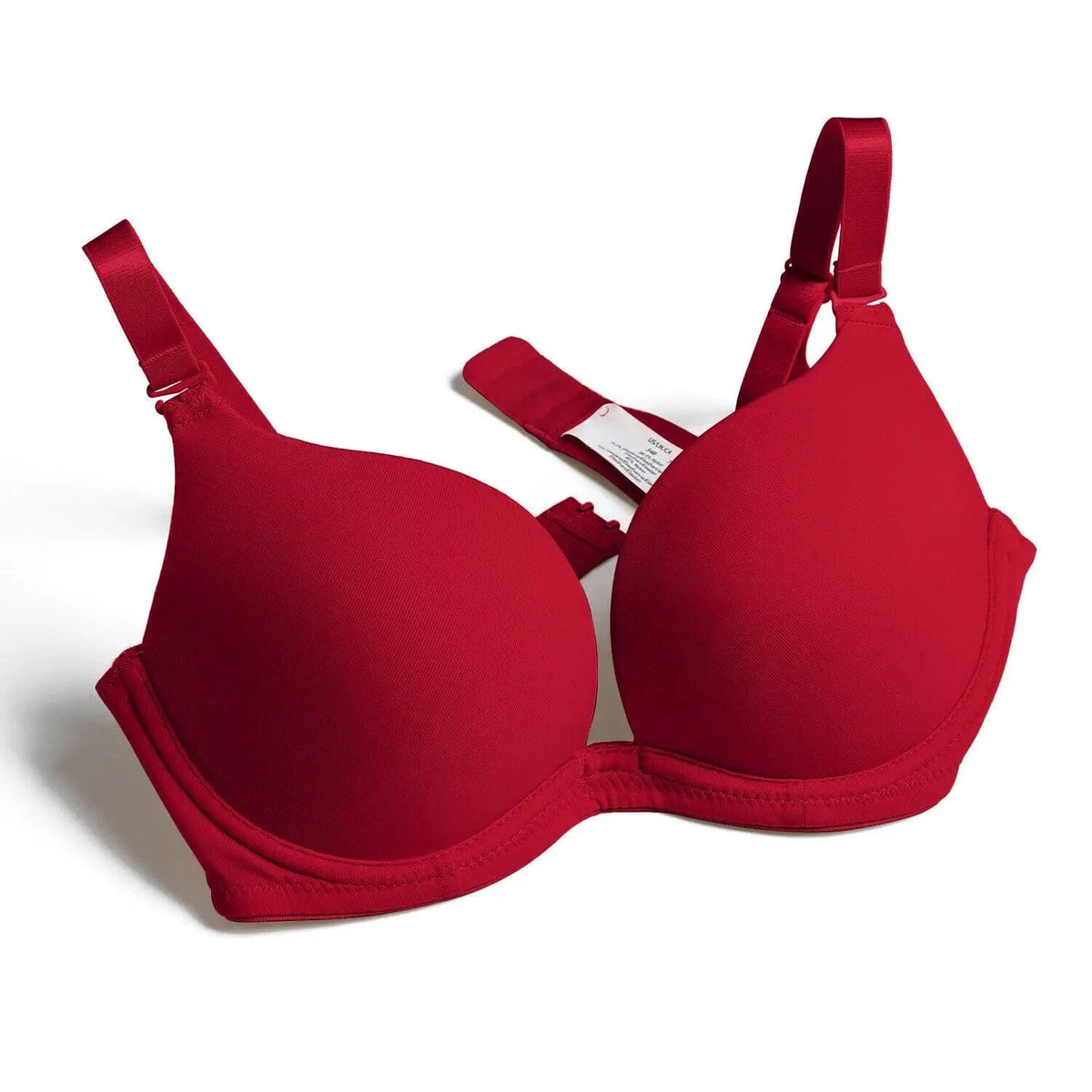 Vgplay Sexy Bra New Red Push Up Lingerie Convertible Straps Solid Plunge Underwear Transparent Straps Brassiere - A-1 Thread Vault
