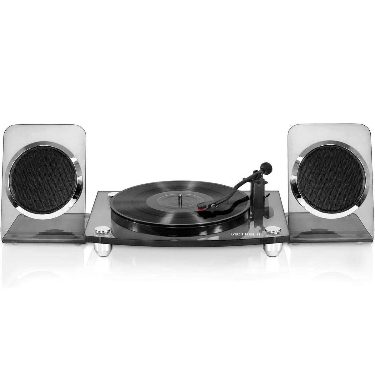 Victrola Modern Acrylic 2-Speed Bluetooth Turntable with 40-Watt Wireless Speakers (Refurbished) - A-1 Thread Vault