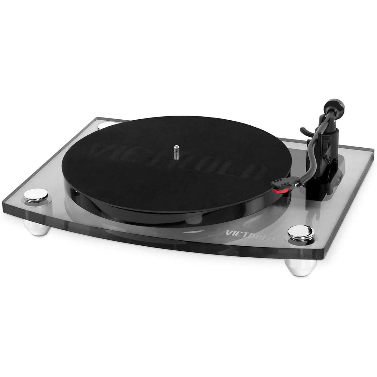 Victrola Modern Acrylic 2-Speed Bluetooth Turntable with 40-Watt Wireless Speakers (Refurbished) - A-1 Thread Vault