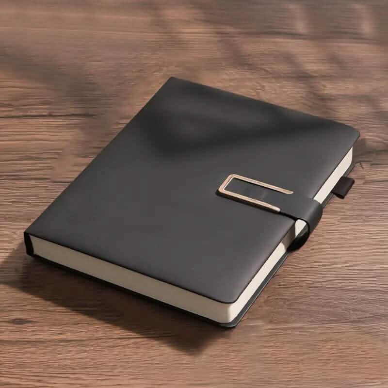 Vintage A5 Leatherbound Notebook with Personalized Soft Cover and Bookmark - A-1 Thread Vault