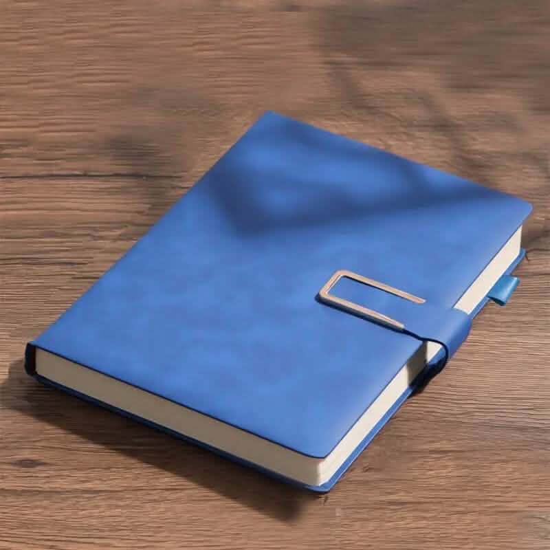 Vintage A5 Leatherbound Notebook with Personalized Soft Cover and Bookmark - A-1 Thread Vault
