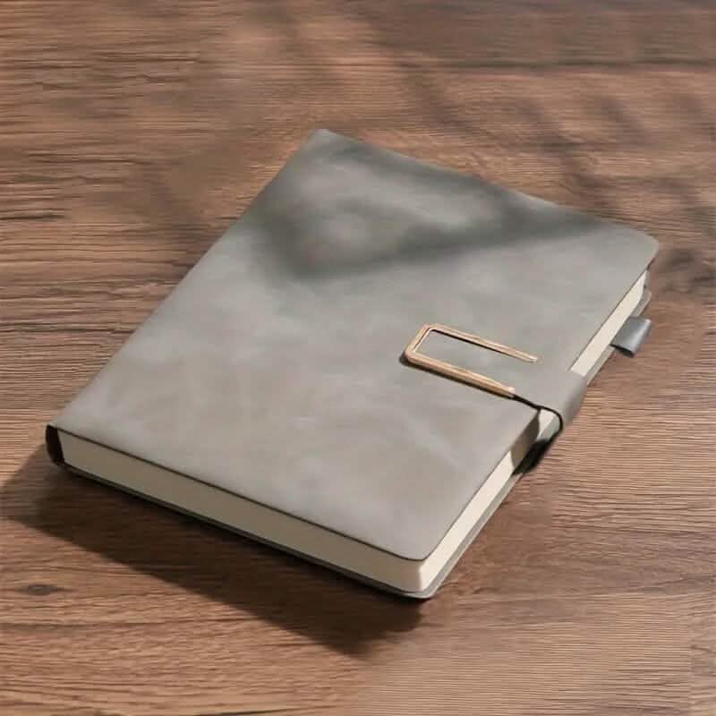 Vintage A5 Leatherbound Notebook with Personalized Soft Cover and Bookmark - A-1 Thread Vault