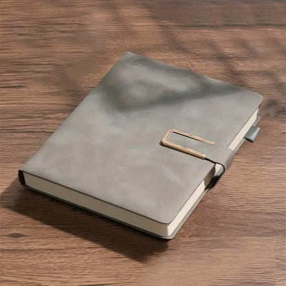 Vintage A5 Leatherbound Notebook with Personalized Soft Cover and Bookmark - A-1 Thread Vault