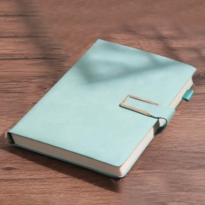 Vintage A5 Leatherbound Notebook with Personalized Soft Cover and Bookmark - A-1 Thread Vault