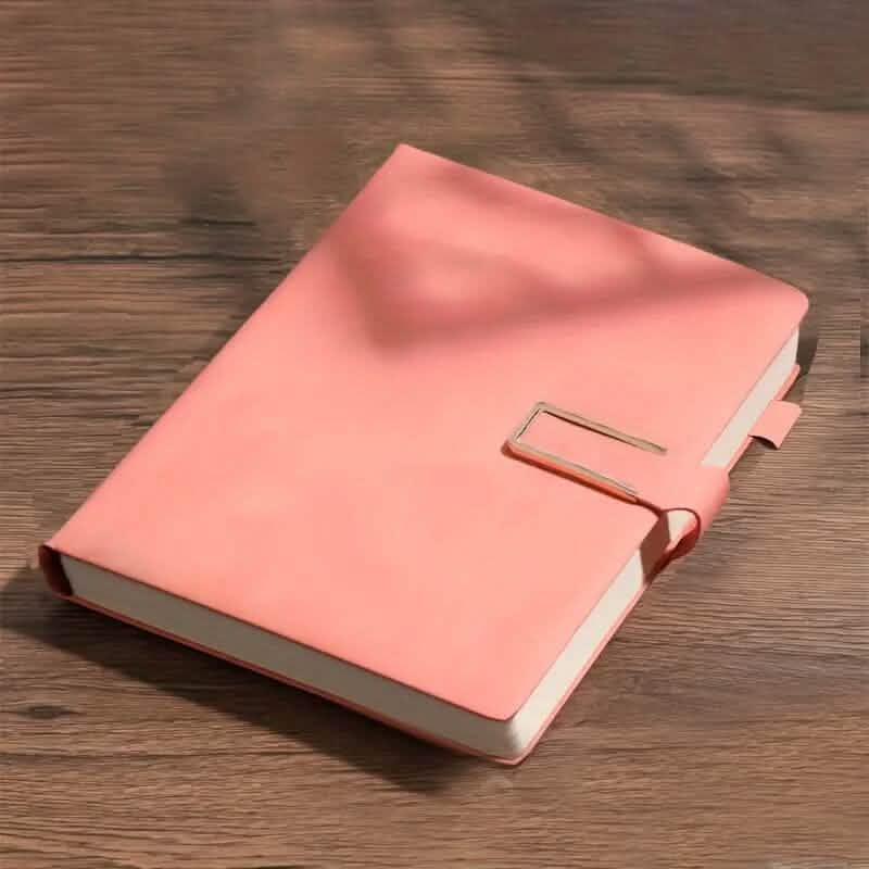 Vintage A5 Leatherbound Notebook with Personalized Soft Cover and Bookmark - A-1 Thread Vault