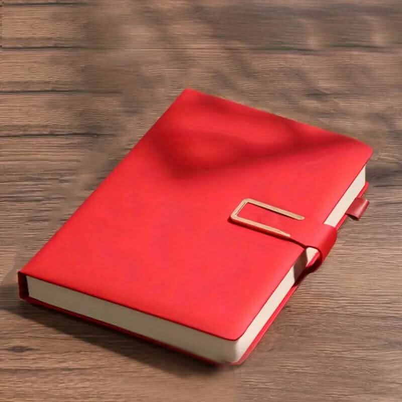 Vintage A5 Leatherbound Notebook with Personalized Soft Cover and Bookmark - A-1 Thread Vault