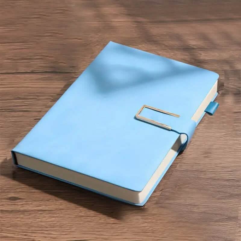 Vintage A5 Leatherbound Notebook with Personalized Soft Cover and Bookmark - A-1 Thread Vault