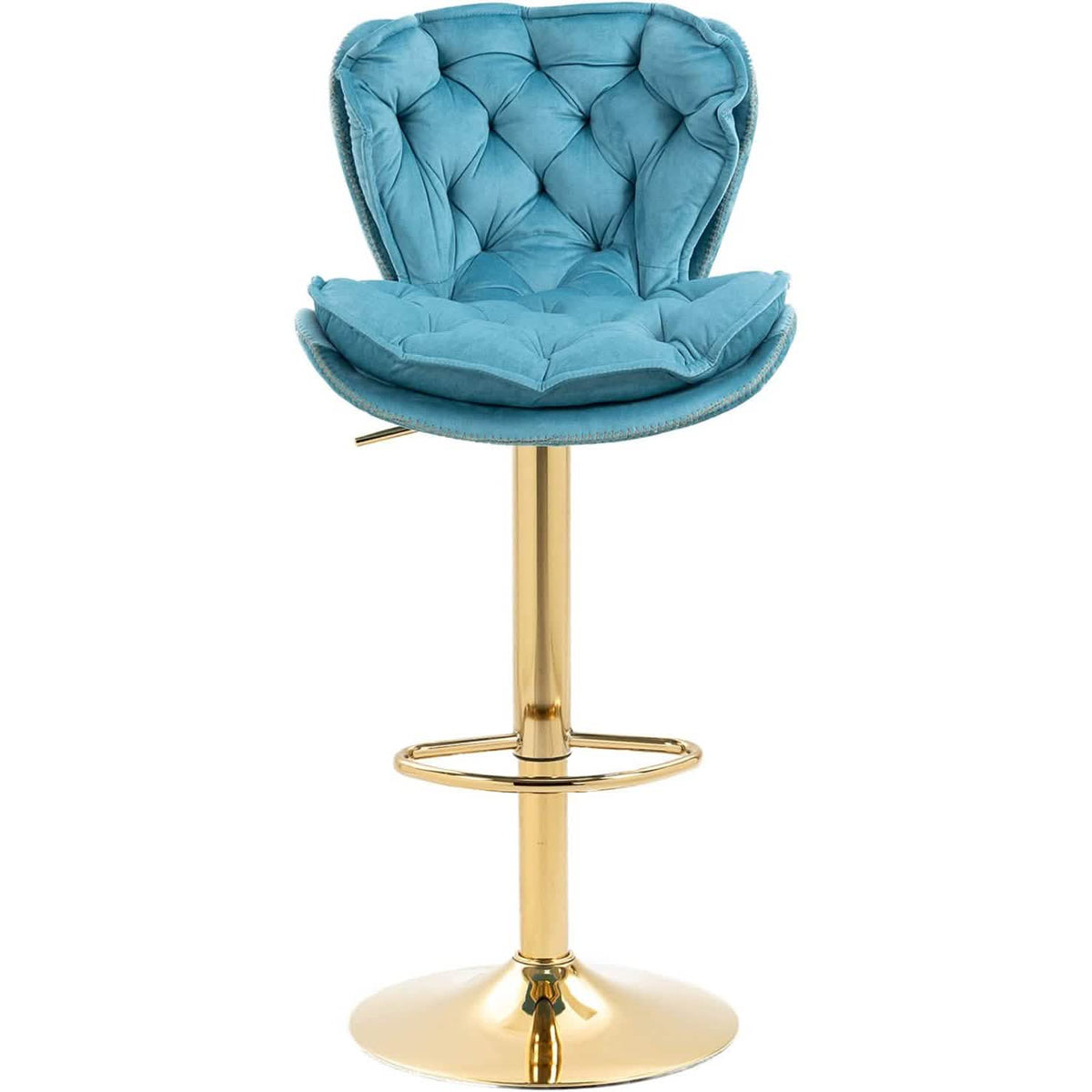 Vintage Swivel Velvet Bar Stools - A-1 Thread Vault