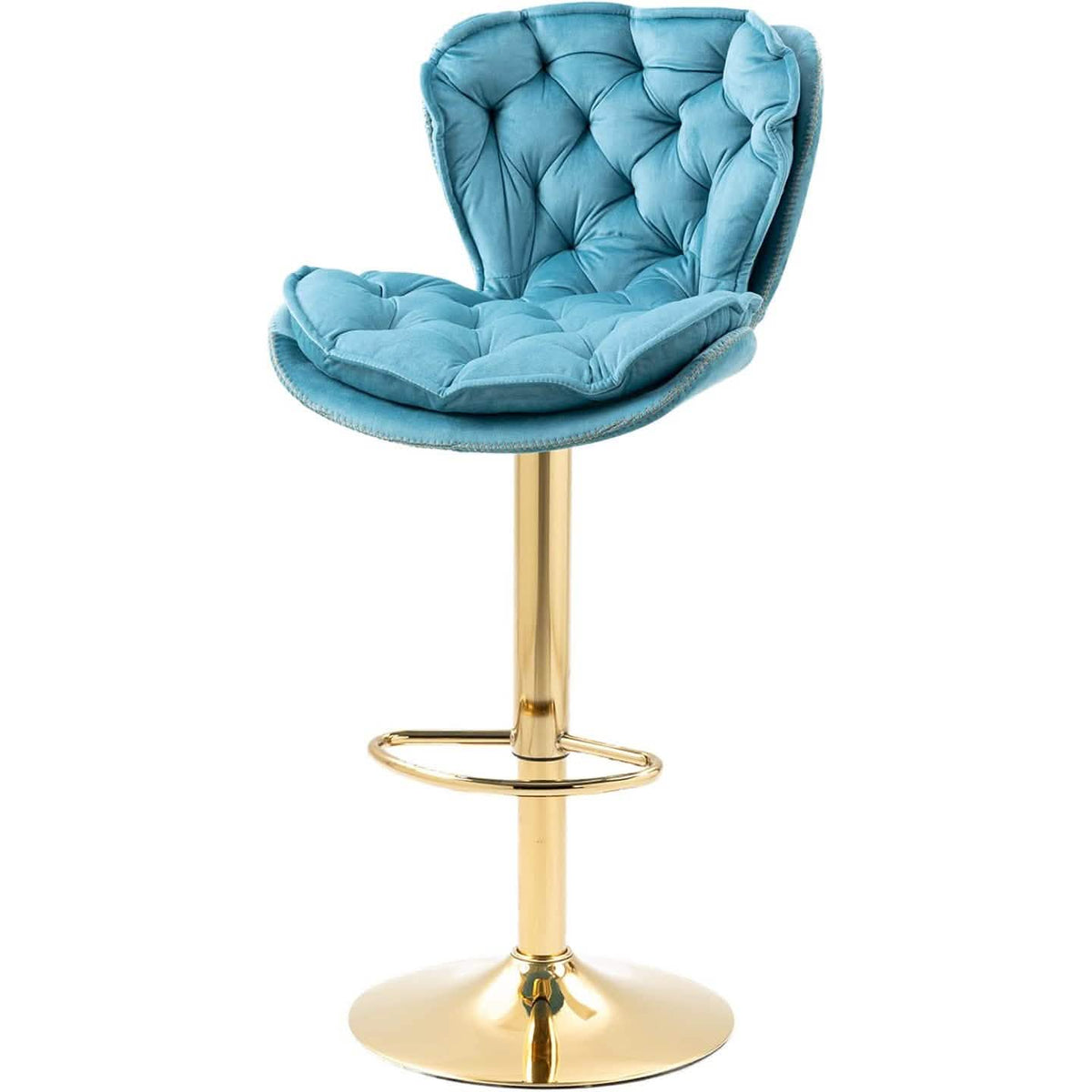 Vintage Swivel Velvet Bar Stools - A-1 Thread Vault