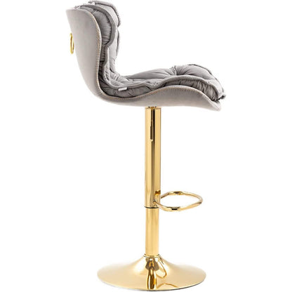 Vintage Swivel Velvet Bar Stools - A-1 Thread Vault