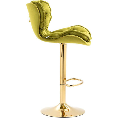 Vintage Swivel Velvet Bar Stools - A-1 Thread Vault