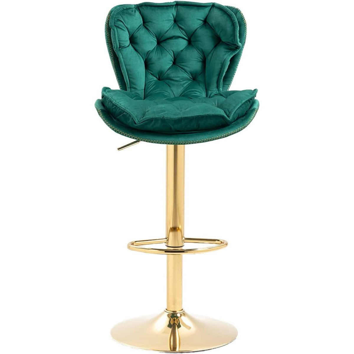 Vintage Swivel Velvet Bar Stools - A-1 Thread Vault