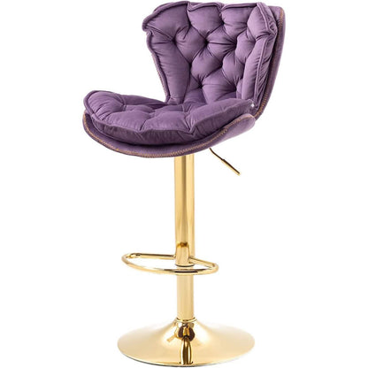 Vintage Swivel Velvet Bar Stools - A-1 Thread Vault