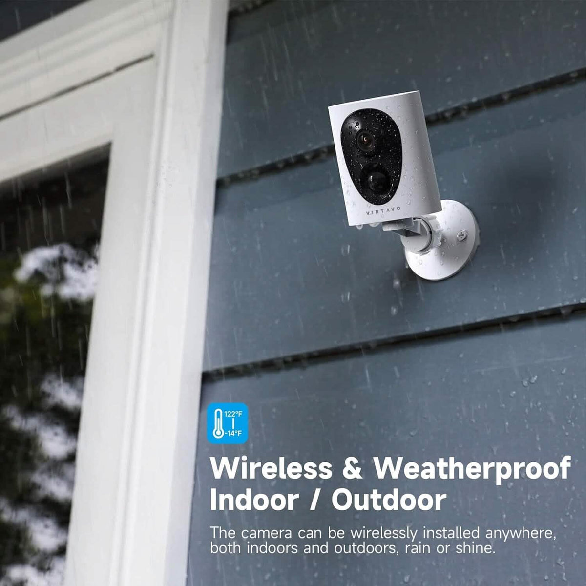 VIRTAVO Security Cameras Wireless (Refurbished) - A-1 Thread Vault
