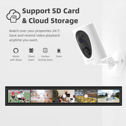 VIRTAVO Security Cameras Wireless (Refurbished) - A-1 Thread Vault