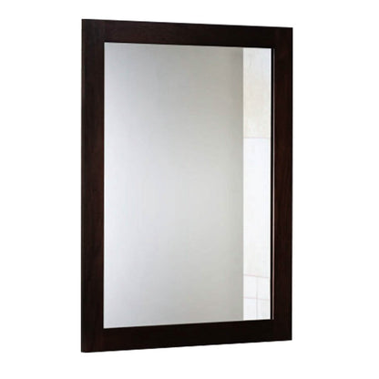 Wall Mount Mirror Wood-Like Frame Rectangle Modern Hanging Mirror - A-1 Thread Vault