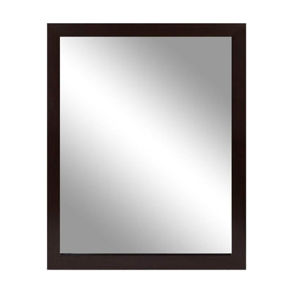 Wall Mount Mirror Wood-Like Frame Rectangle Modern Hanging Mirror - A-1 Thread Vault