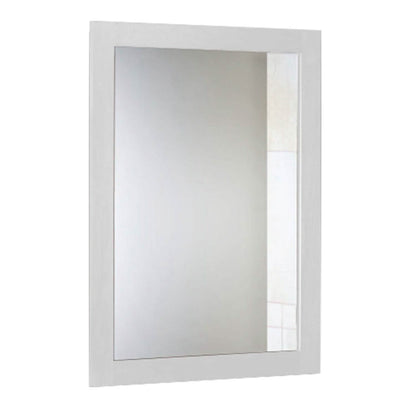 Wall Mount Mirror Wood-Like Frame Rectangle Modern Hanging Mirror - A-1 Thread Vault