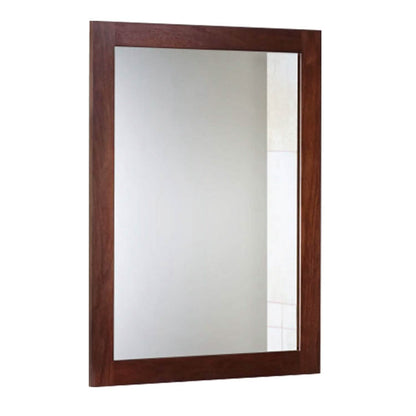 Wall Mount Mirror Wood-Like Frame Rectangle Modern Hanging Mirror - A-1 Thread Vault