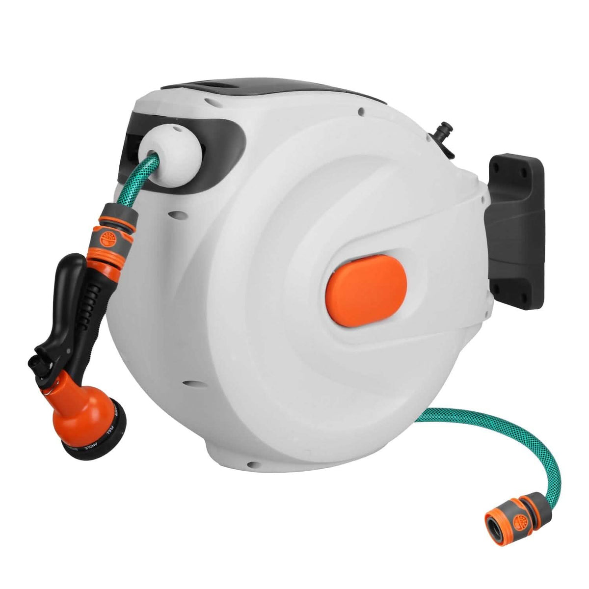 Wall Mounted Automatic Retractable Garden Hose Reel - A-1 Thread Vault