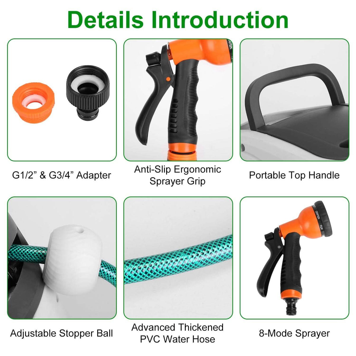 Wall Mounted Automatic Retractable Garden Hose Reel - A-1 Thread Vault