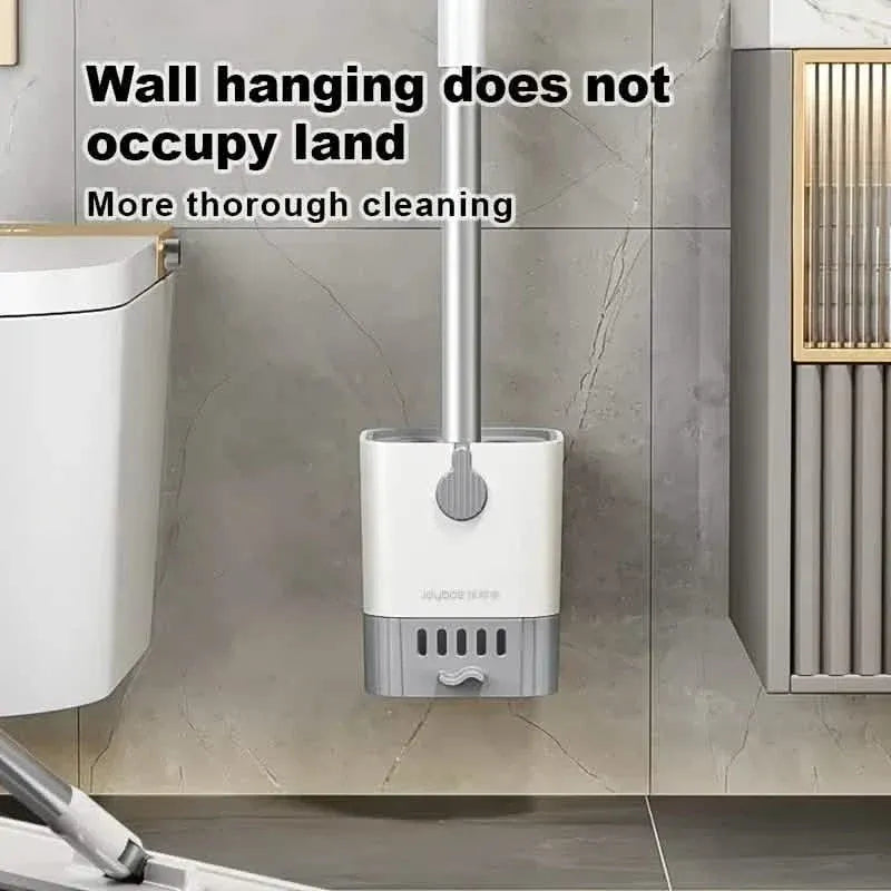 Wall Mounted Long Handle Toilet Cleaning Brush With Holder - A-1 Thread Vault
