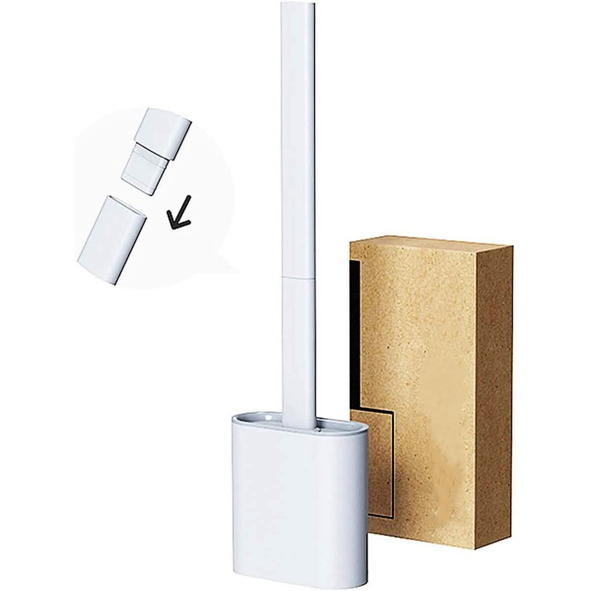 Wall Mounted Silicone Bathroom Brush and Holder Set - A-1 Thread Vault