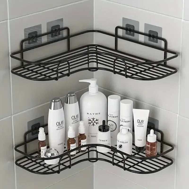 Wall-Mounted Storage For Toilet, Bathroom Shampoo Lotion Cosmetic Storage Rack - A-1 Thread Vault