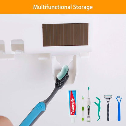 Wall Mounted Toothbrush Sanitizer Holder IR Induction UV Sanitization Rack - A-1 Thread Vault