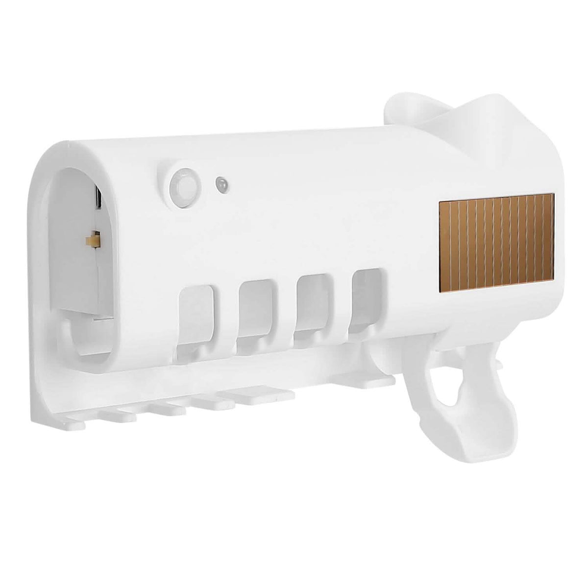 Wall Mounted Toothbrush Sanitizer Holder IR Induction UV Sanitization Rack - A-1 Thread Vault