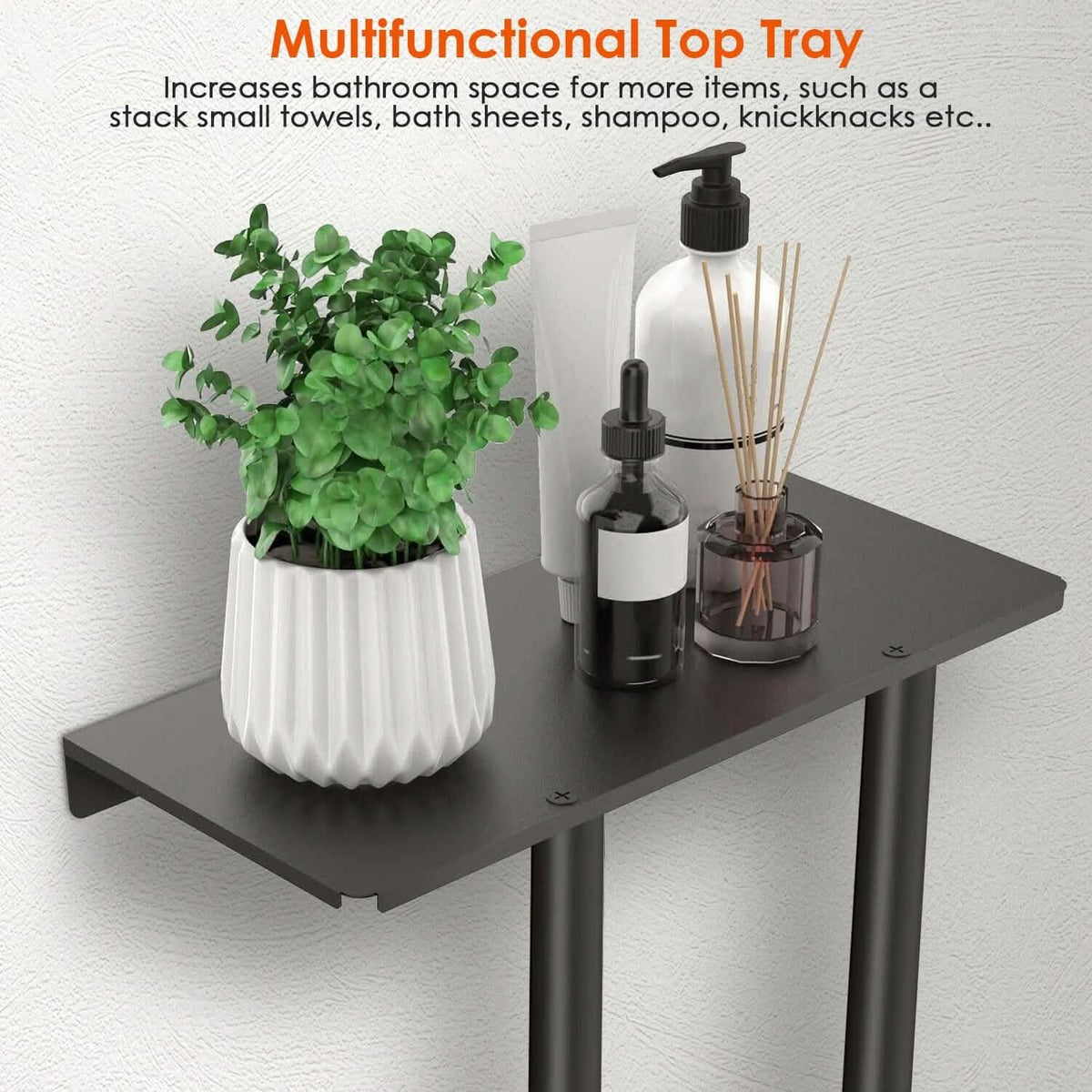 Wall Mounted Towel Rack for Rolled Towels - A-1 Thread Vault