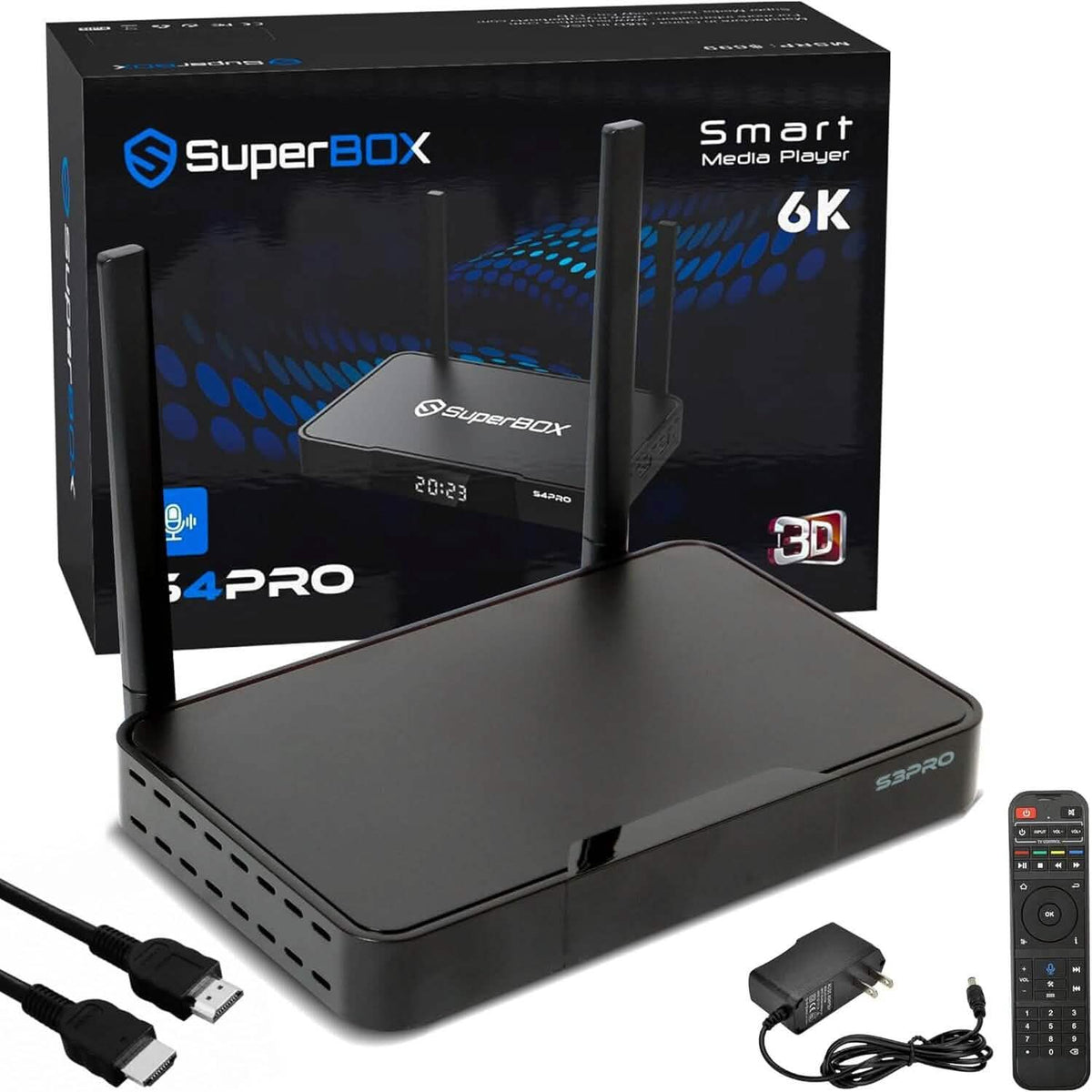 WALLECOM 2023 Latest S4 PRO Smart TV Box (Refurbished) - A-1 Thread Vault