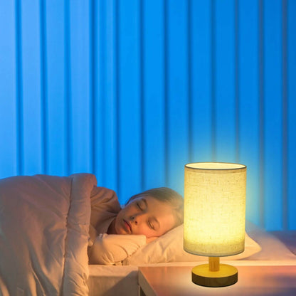 Warm White Nightstand Lamp USB Plug Modern Lantern - A-1 Thread Vault