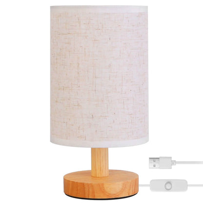 Warm White Nightstand Lamp USB Plug Modern Lantern - A-1 Thread Vault