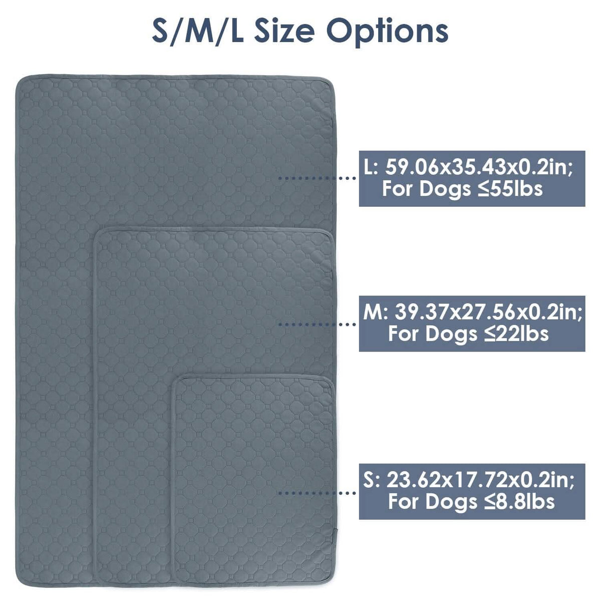Washable Dog Pee Pad Reusable Puppy Potty Training Pads - A-1 Thread Vault