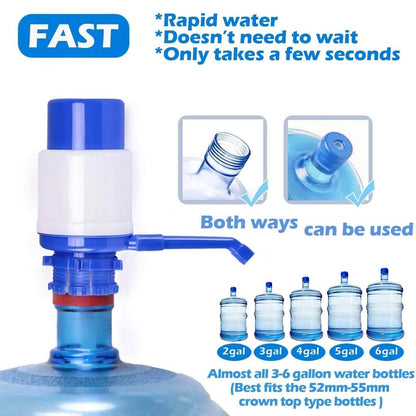 Water Bottle Pump Manual Pressure Water Dispenser - A-1 Thread Vault