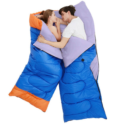 Water Resistant Camping Cotton Liner Sleeping Bag with Sack - A-1 Thread Vault