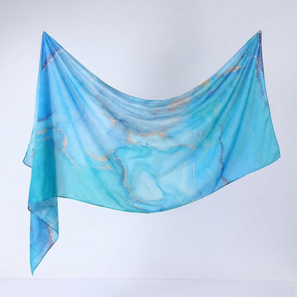 Watercolour Print Hijab Shawl(MH229) - A-1 Thread Vault