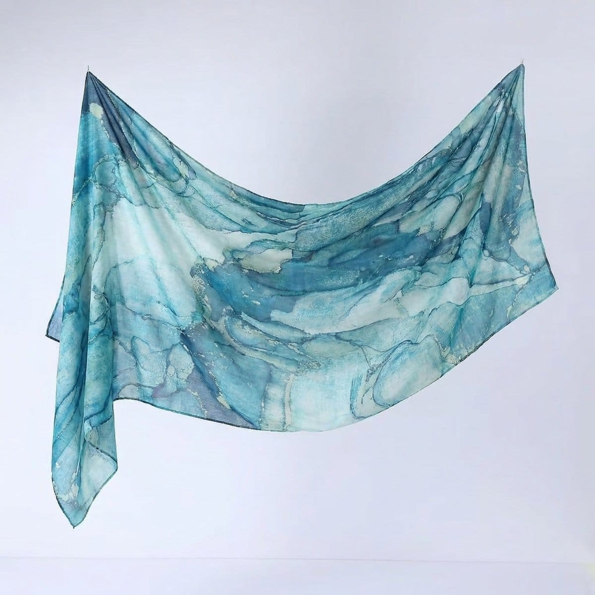 Watercolour Print Hijab Shawl(MH229) - A-1 Thread Vault