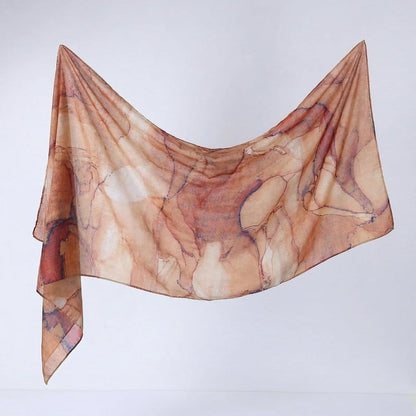 Watercolour Print Hijab Shawl(MH229) - A-1 Thread Vault