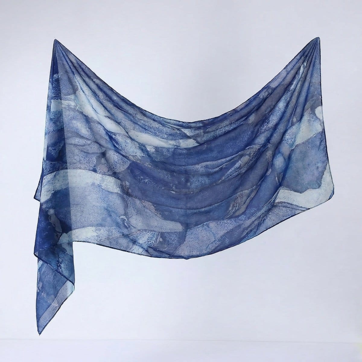 Watercolour Print Hijab Shawl(MH229) - A-1 Thread Vault
