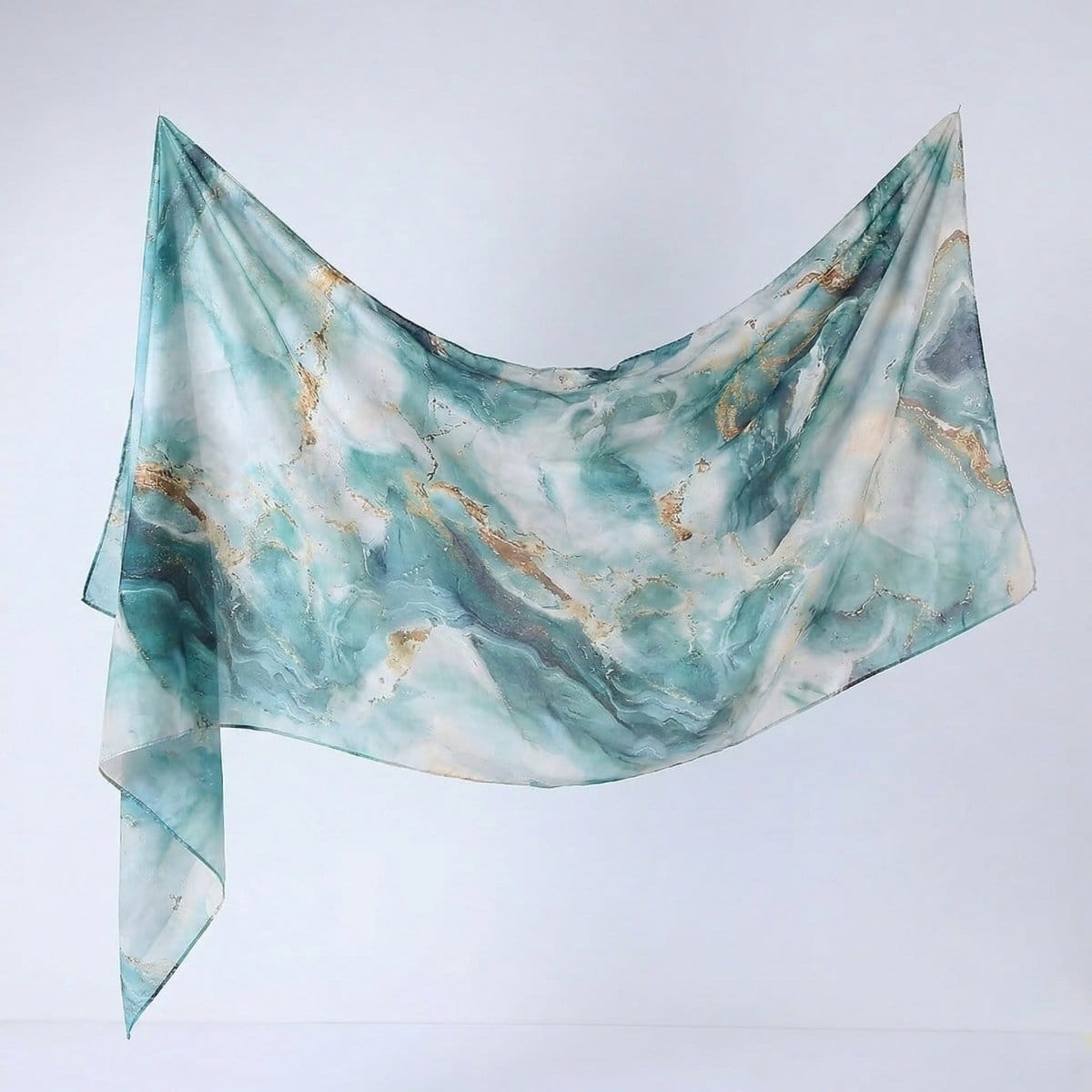 Watercolour Print Hijab Shawl(MH229) - A-1 Thread Vault