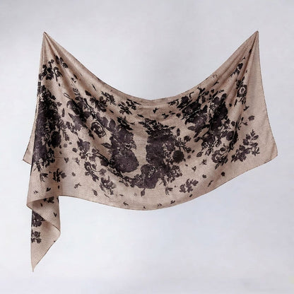 Watercolour Print Hijab Shawl(MH229) - A-1 Thread Vault