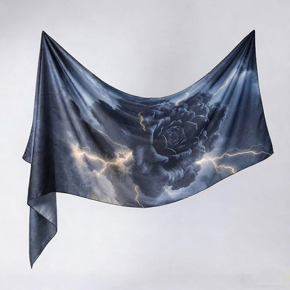 Watercolour Print Hijab Shawl(MH229) - A-1 Thread Vault