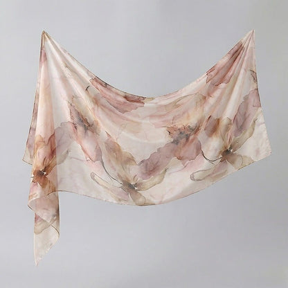Watercolour Print Hijab Shawl(MH229) - A-1 Thread Vault