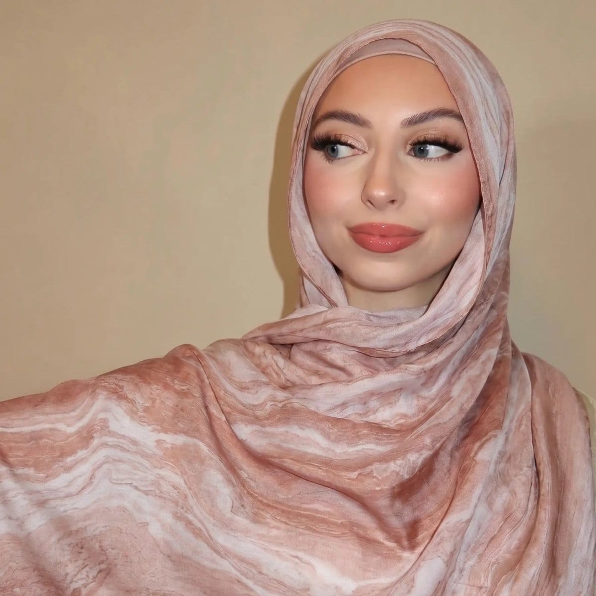 Watercolour Wash Hijab Scarf(MH240) - A-1 Thread Vault
