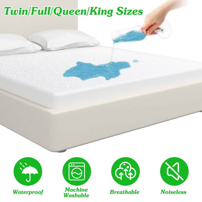 Waterproof Breathable Soft Cotton Mattress Protector - A-1 Thread Vault