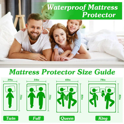 Waterproof Breathable Soft Cotton Mattress Protector - A-1 Thread Vault