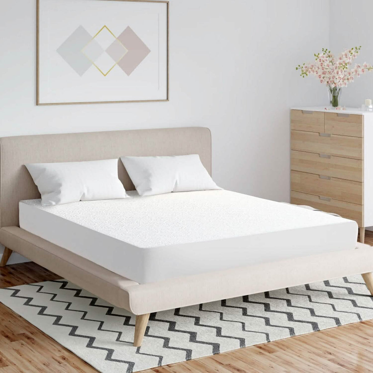 Waterproof Breathable Soft Cotton Mattress Protector - A-1 Thread Vault