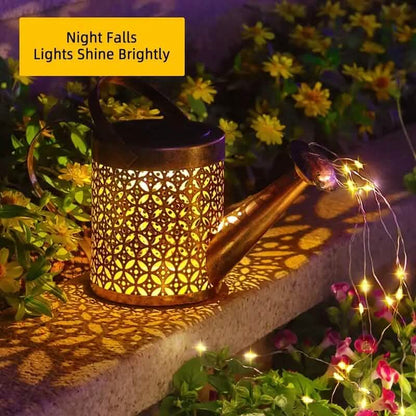 Waterproof Copper Solar Watering Can Light - A-1 Thread Vault